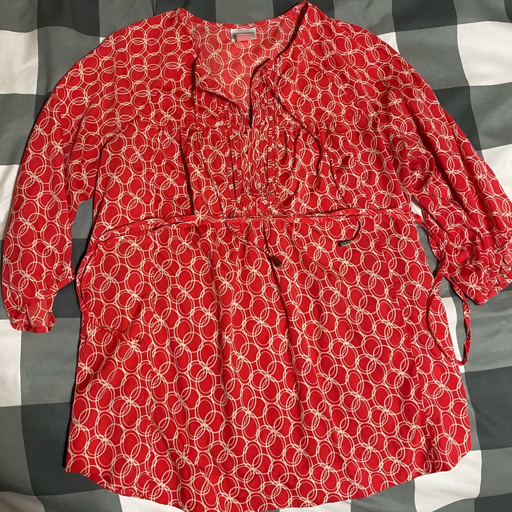 Motherhood Maternity Coral Top